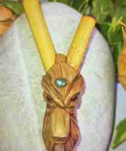 Kuripe Bambou Totem du LOUP